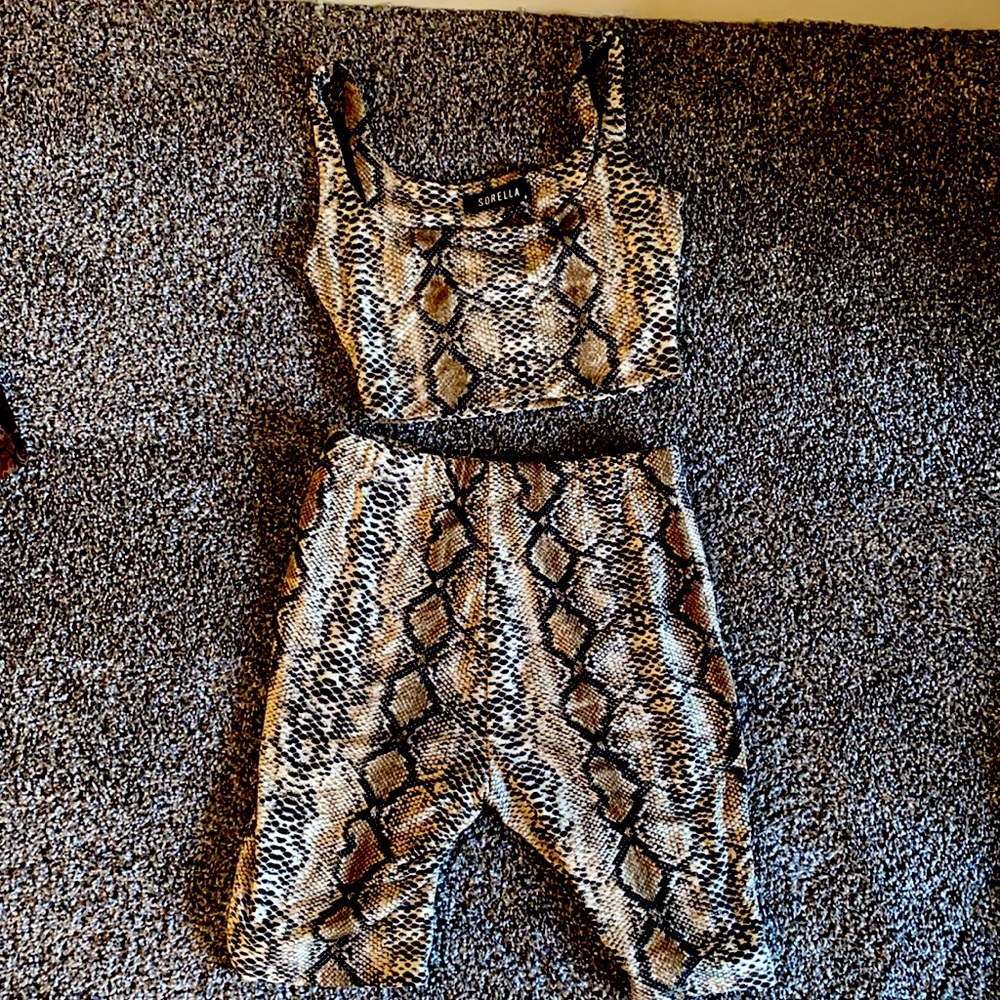 Snakeskin two piece